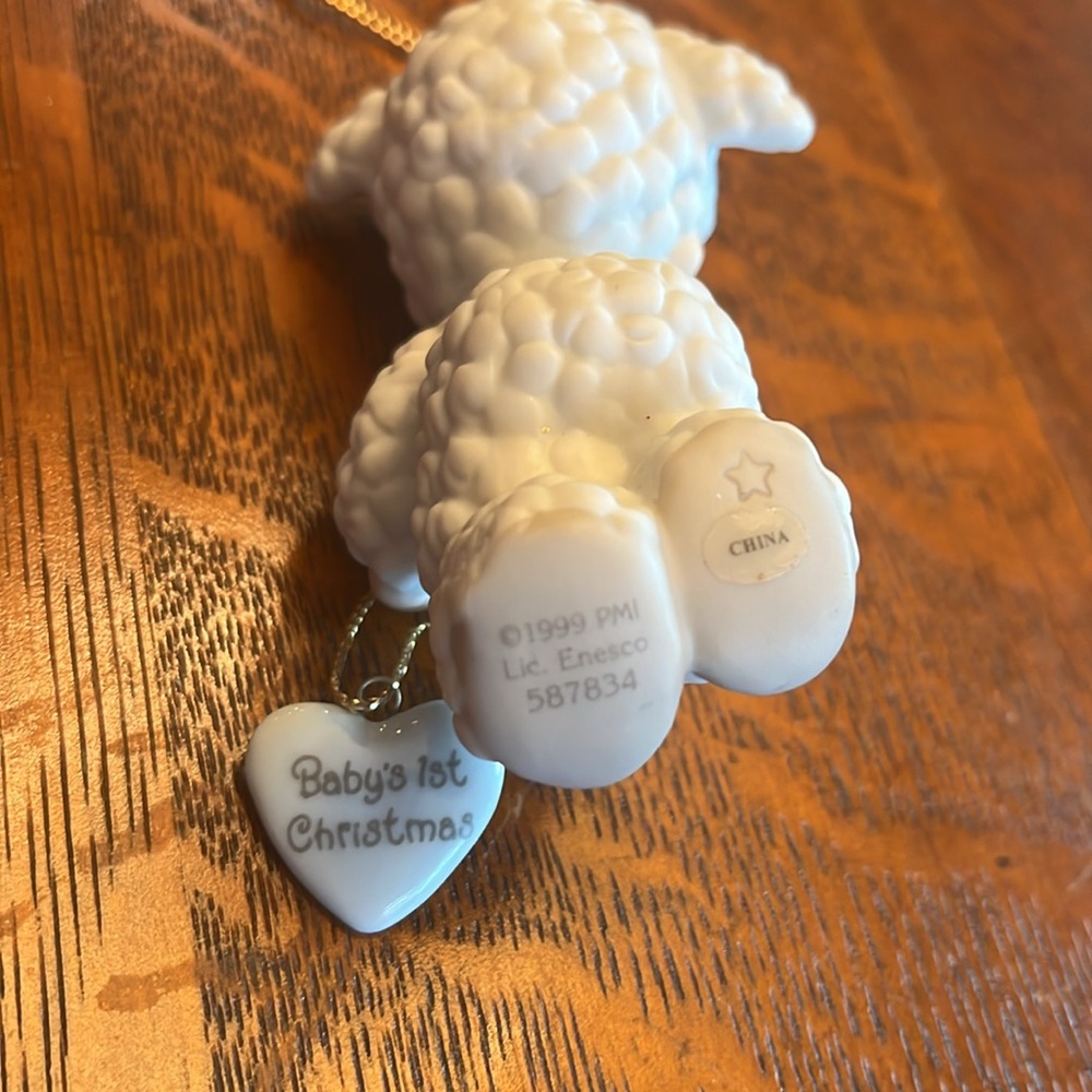 Precious Moments 1999 Baby's First Christmas Limited Edition Ornament vintage - Picture 7 of 7
